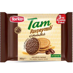 Torku Tam Ruseymlı Cıkolata (3x52) 252 Gr