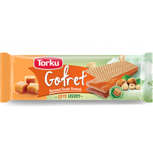 Torku Gofret Karamel-fındık Kremalı 142 Gr  