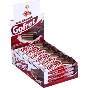 Afia Sütlü Çikolatalı Gofret 35 Gr 24 Adet (1 Kutu)