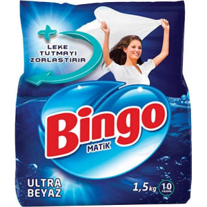  Bingo Matık Ultra Beyaz 1,5 Kg                                                                                                                                                                                                                           