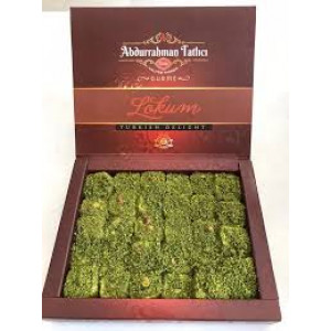 Abdurrahman Tatlıcı Duble Antep Fıstıklı Sarma Lokum 600 Gr  