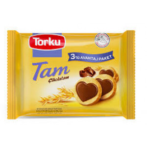 Torku Tam Cıkolatam Cıkolatalı Yulaflı Bıskuvı (3x83) 249 Gr  