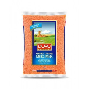 Duru Kırmızı Mercimek 1 Kg  